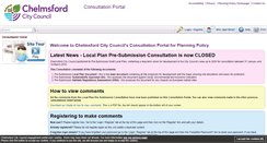 Desktop Screenshot of consult.chelmsford.gov.uk
